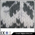 100% acrílico jacquard tricotado chapéu beanie no inverno